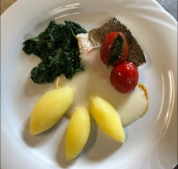 Zanderfilet mit Blattspinat